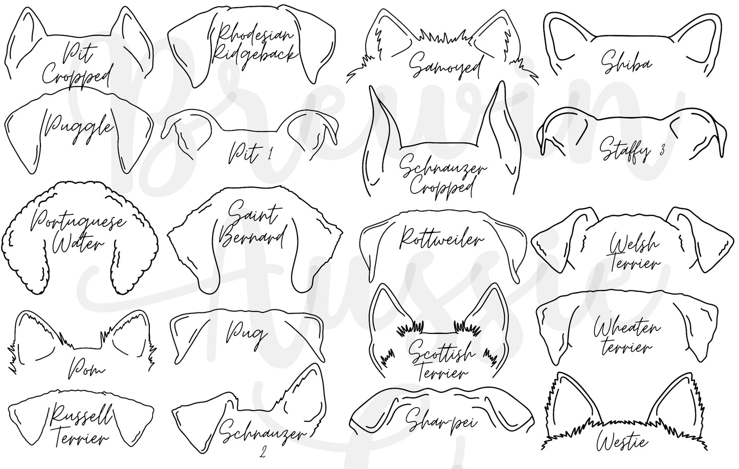 Small Dog Ear Treat Jar