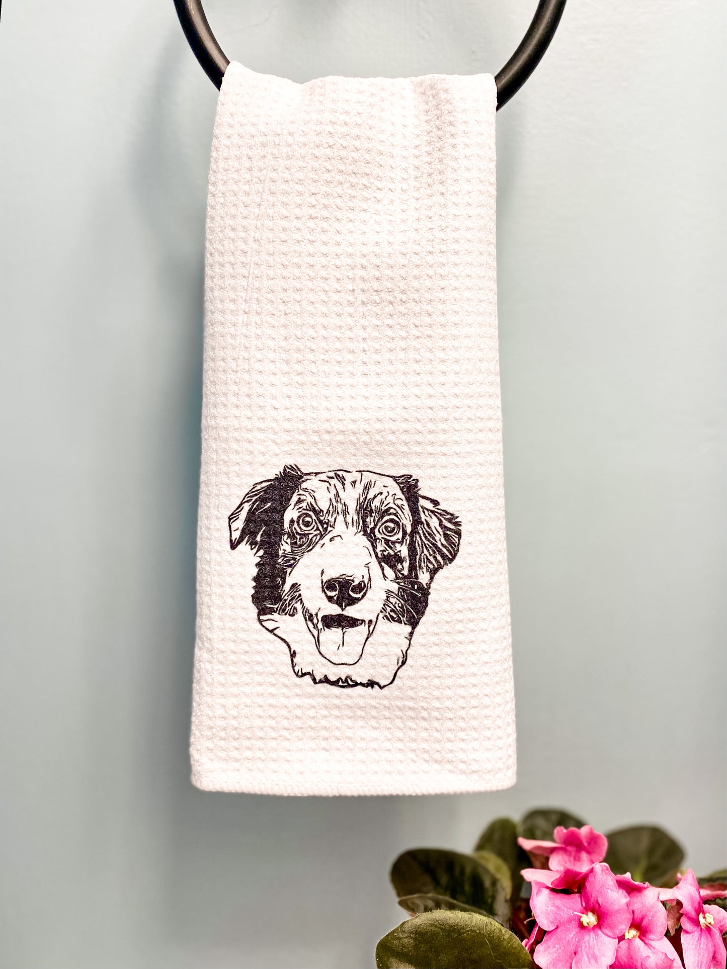 Dog Drawing Kitchen Towel