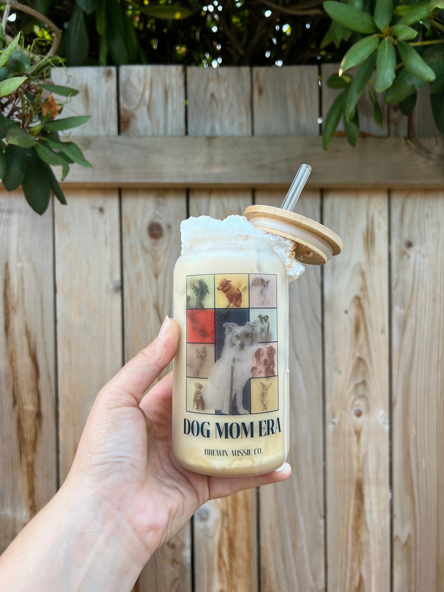 Dog Mom Era Glass Can