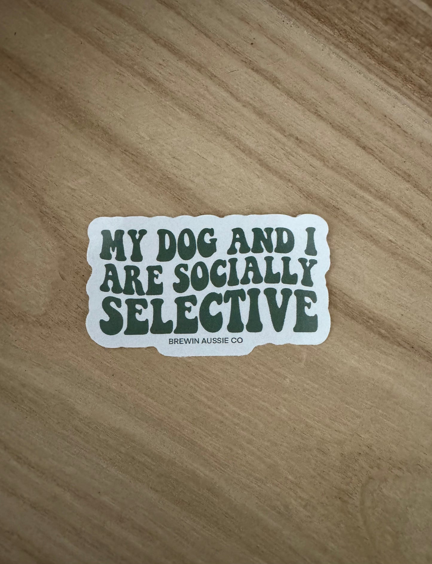 Socially Selective Sticker