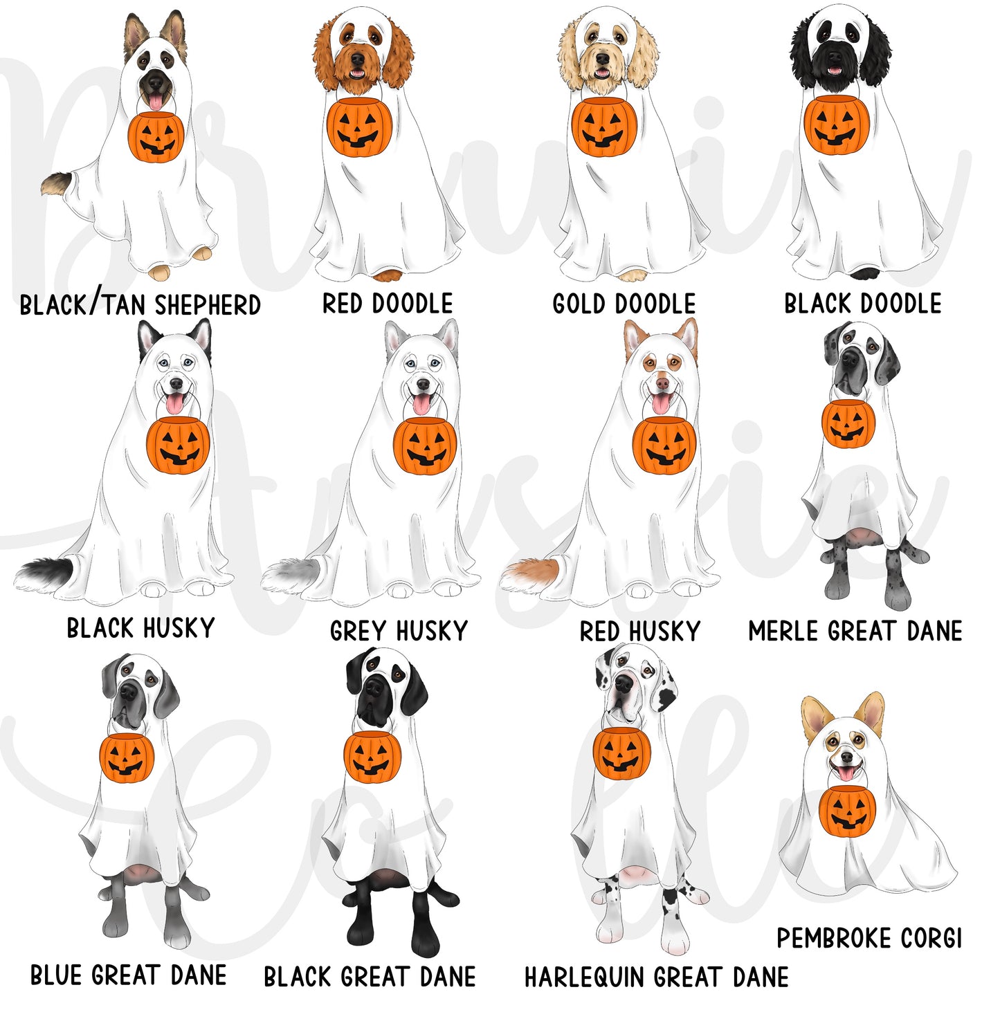 Spooky Pup Glass Can