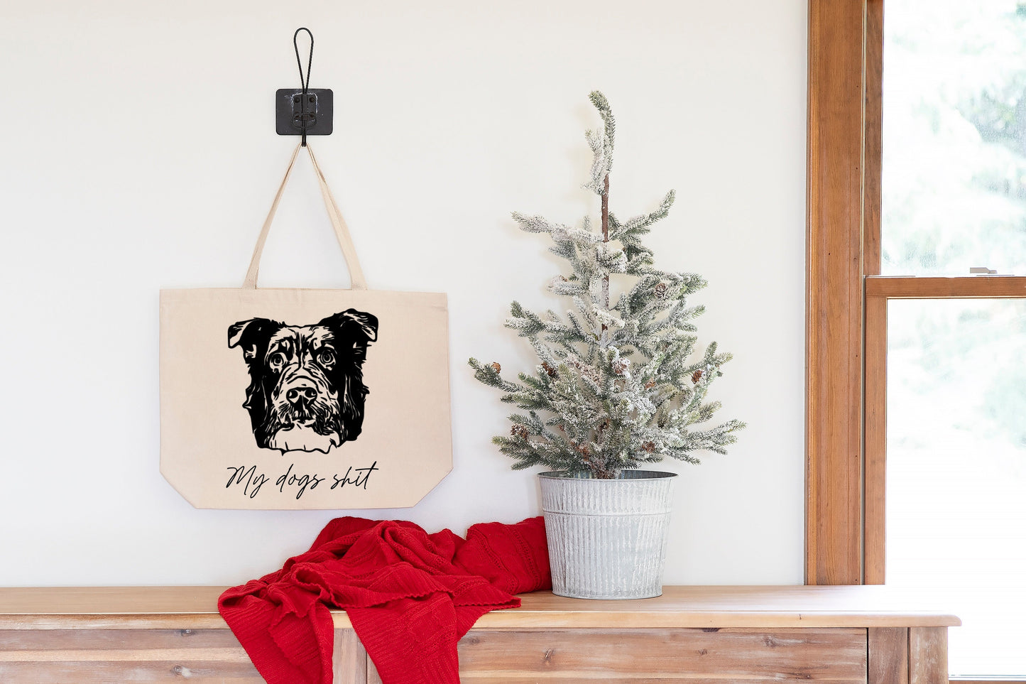 Dog Drawing Tote