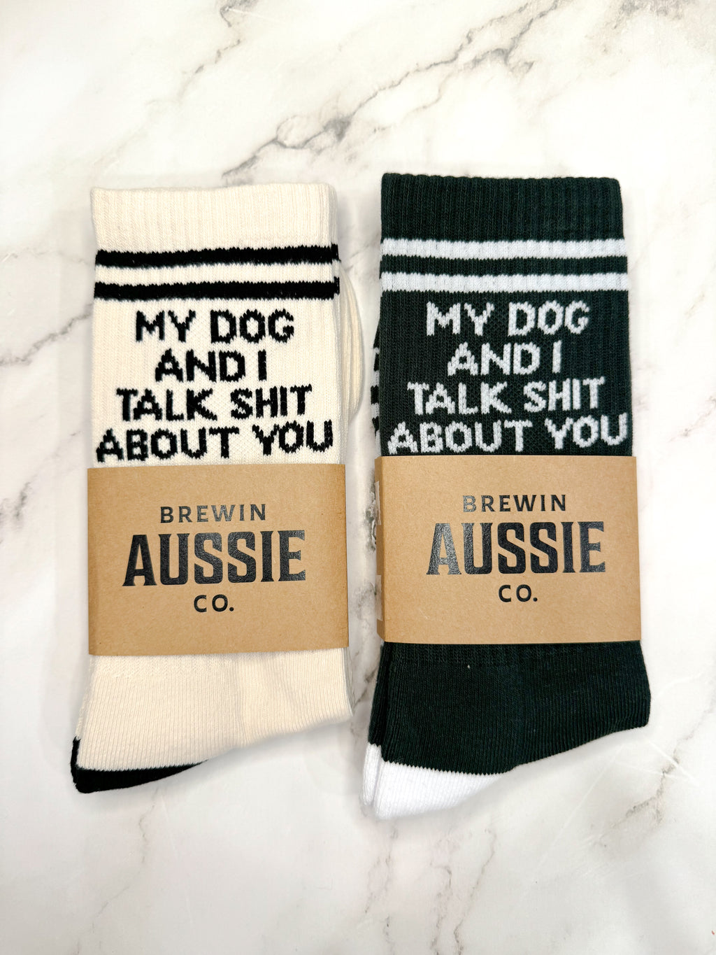 Talk Shit Crew Socks