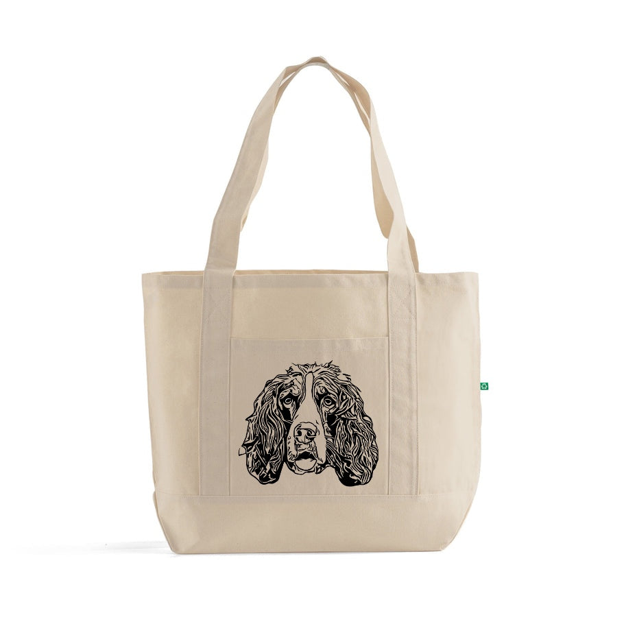 Dog Drawing Market Tote