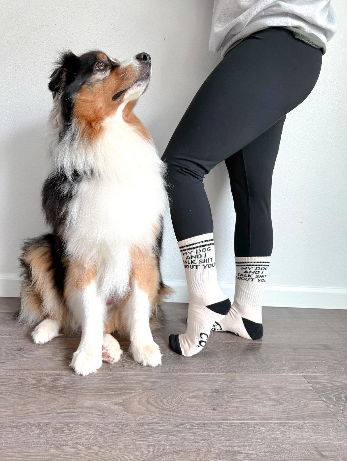 Talk Shit Crew Socks