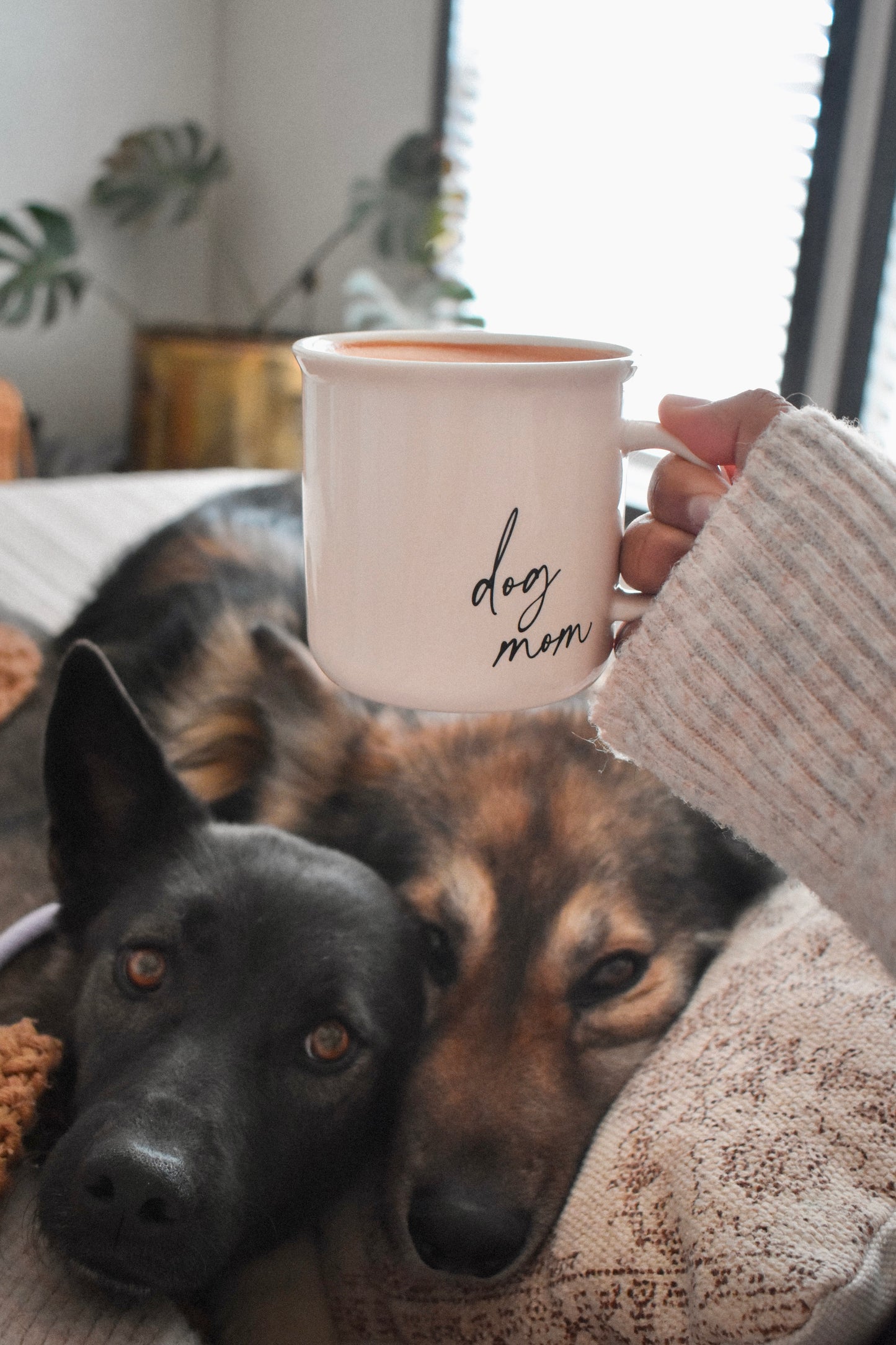 Dog Mom Campfire Mug