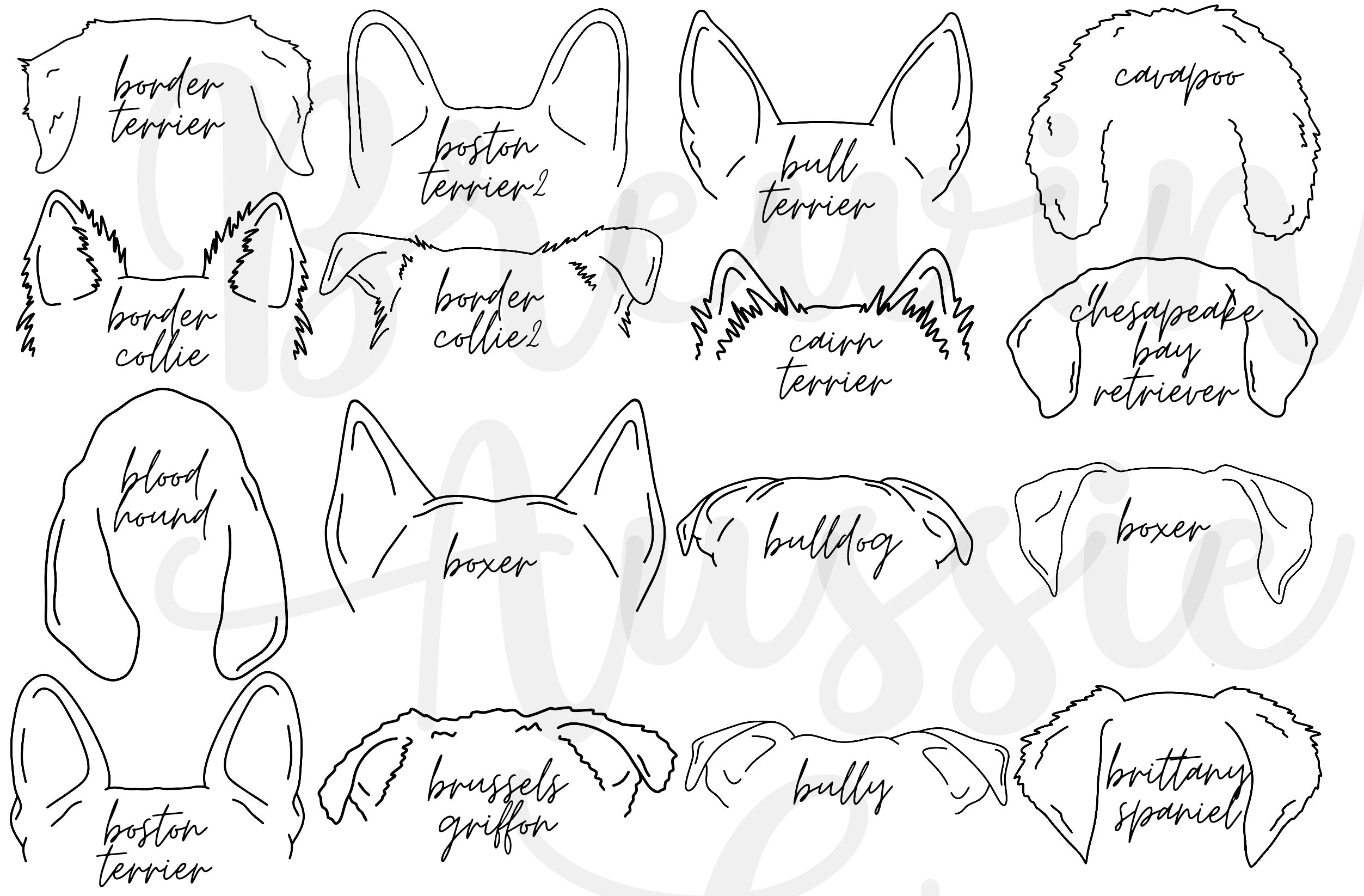 Small Dog Ear Treat Jar