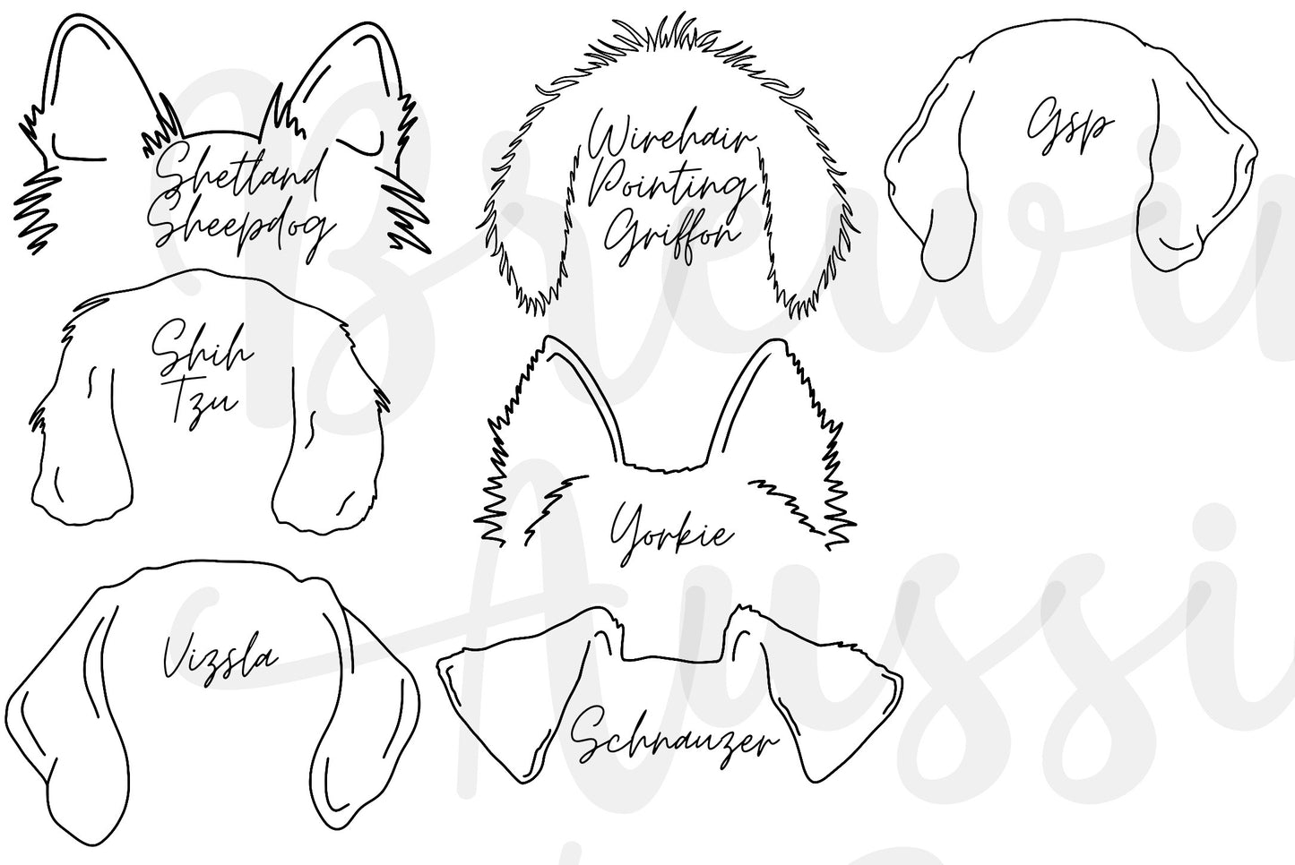 Dog Ear Drawing Treat Jar