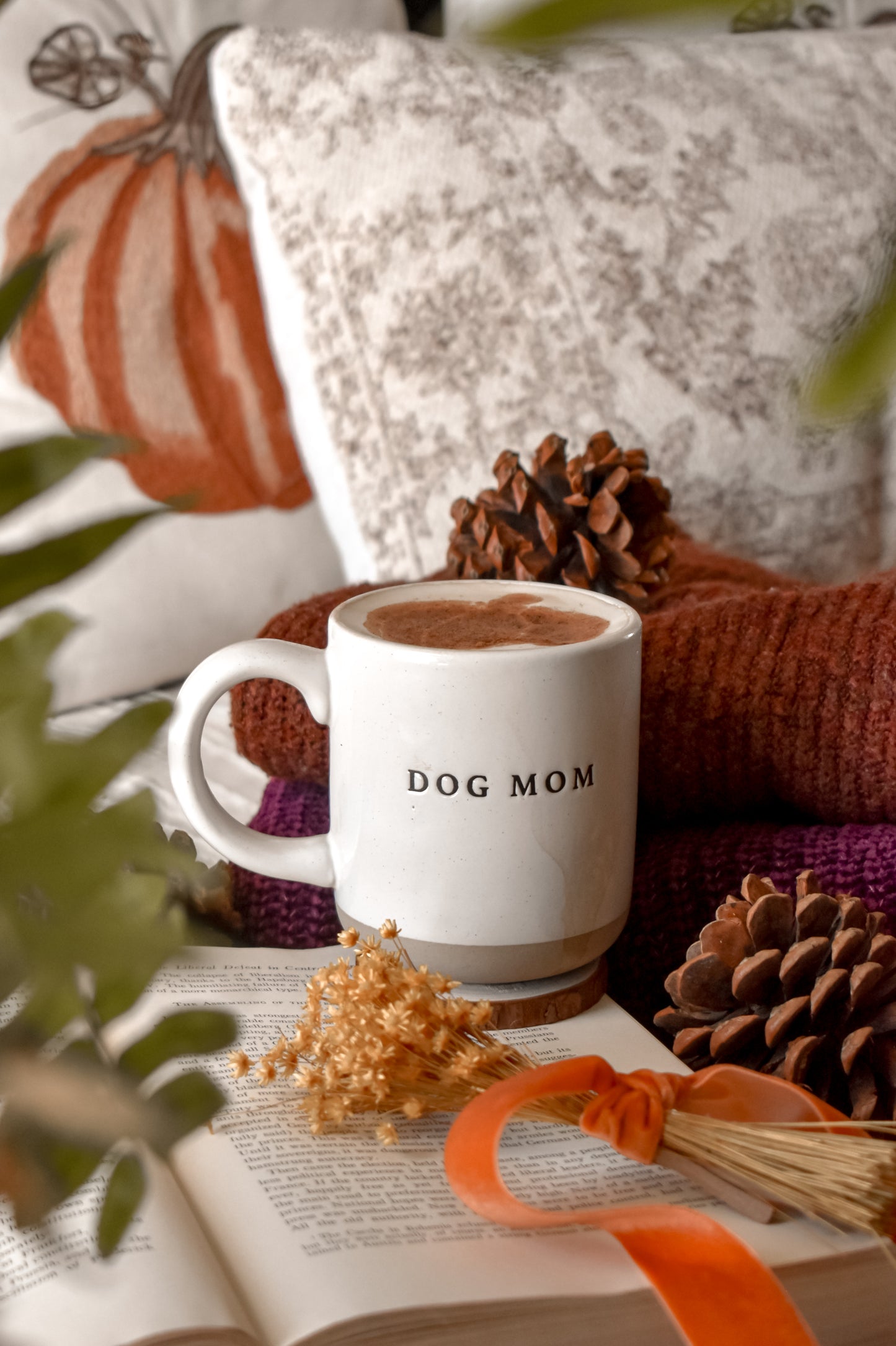 Dog Mom Stoneware Mug