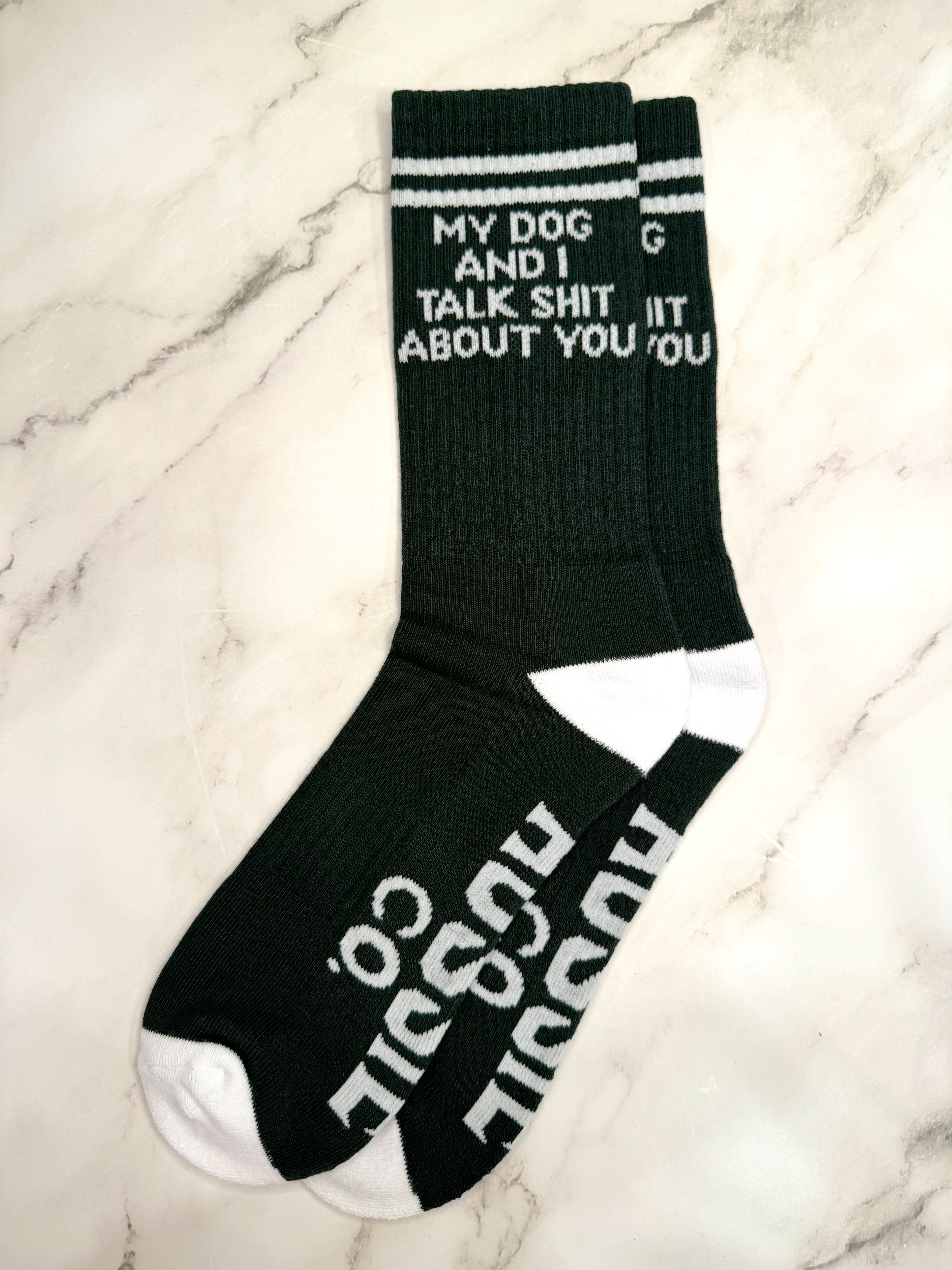 Talk Shit Crew Socks
