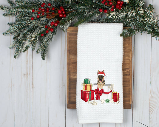 Holiday Pup Towel