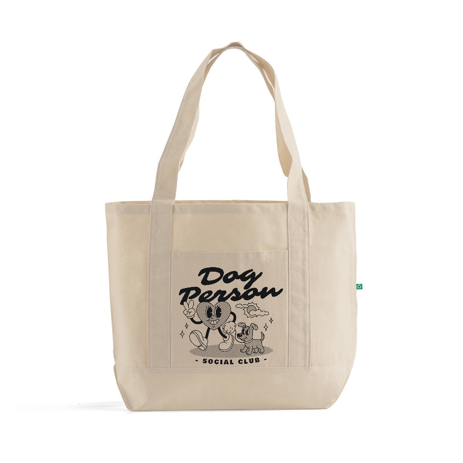 Dog Person Social Club Market Tote