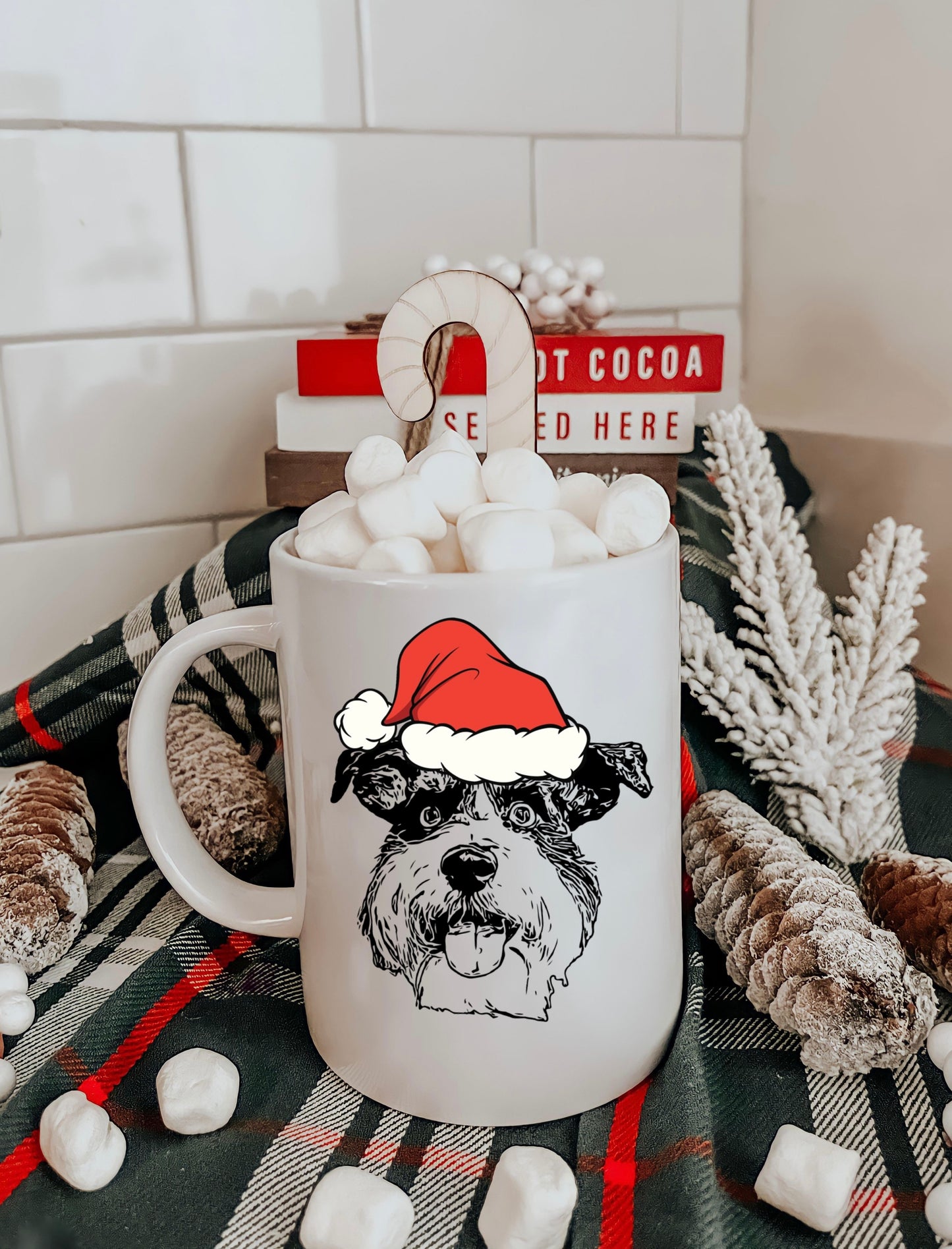 Pet Drawing Christmas Mug