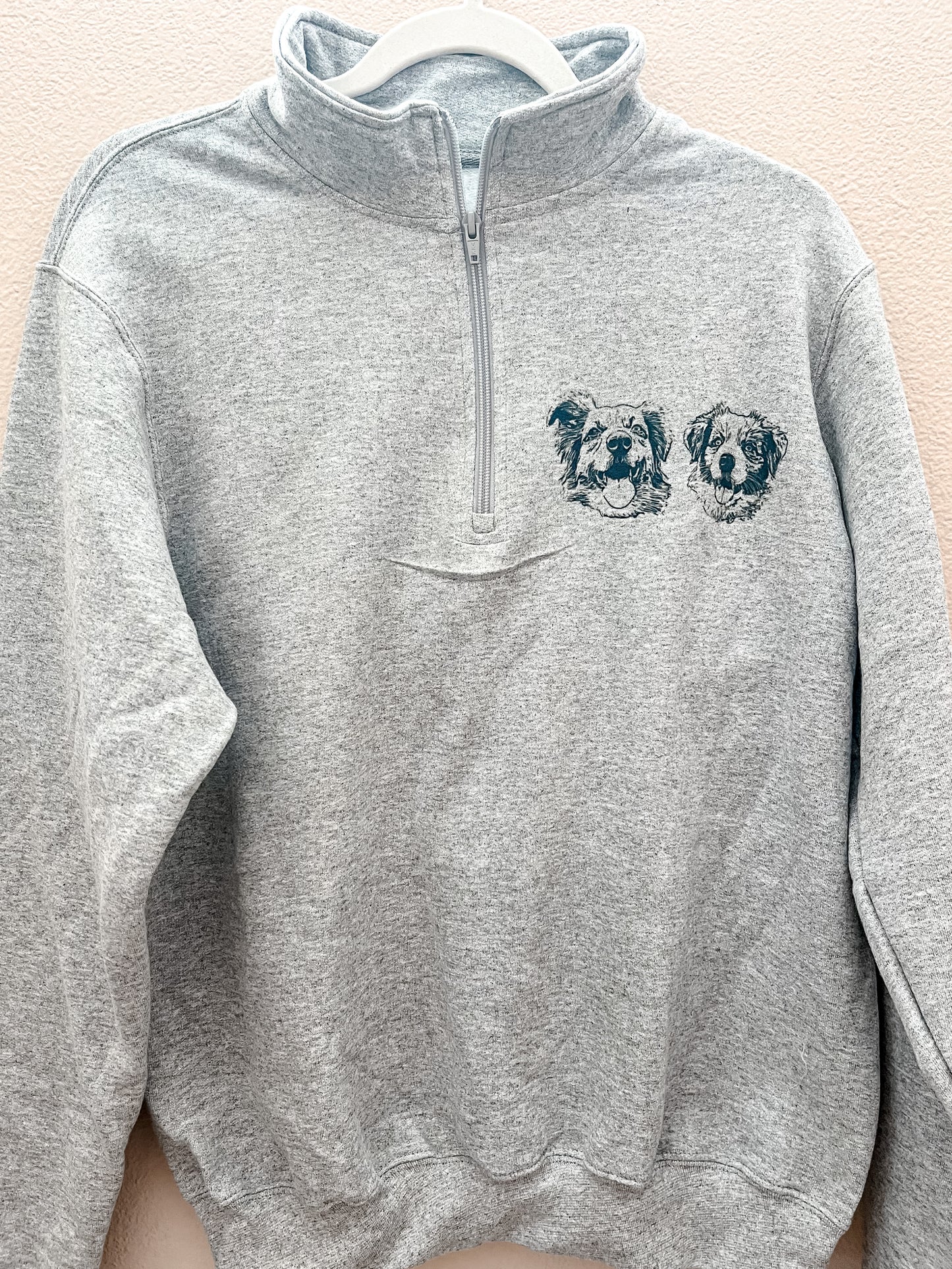 ** PREORDER** Dog Drawing 1/4 Zip